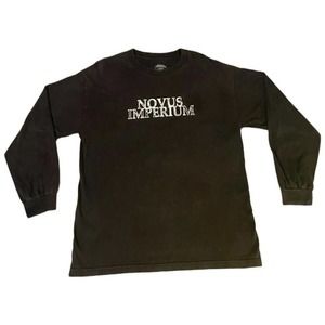 Y2K NOVUS IMPERIUM LONG SLEEVE COTTON T SHIRT MEN'S L USA